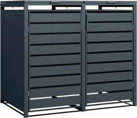 Westmann Moderna Mülltonnenbox 2x 240l anthrazit