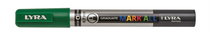 Lyra Graduate Mark All Permanentmarker 0.7mm saftgrün