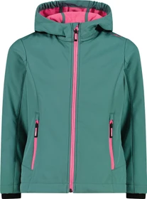 CMP Softshell Melange Fix Hood Funktionsjacke agave (Junior)