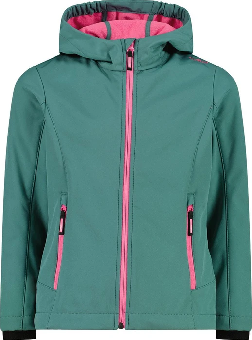 CMP Softshell Melange Fix Hood Funktionsjacke agave (Junior)