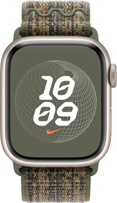 Apple Nike Sport Loop für Apple Watch 41mm Sequoia/orange