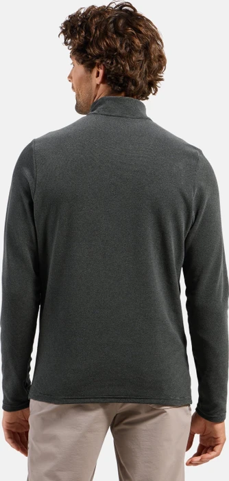 Odlo Roy Midlayer Half Zip Funktionsshirt langarm shale grey/black stripes (Herren)