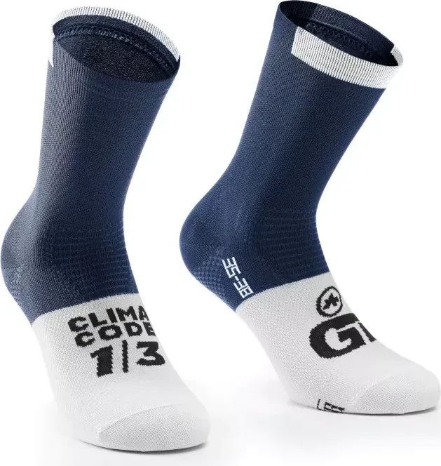 Assos GT C2 Fahrradsocken stone blue