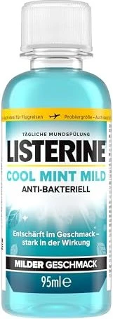 Listerine Cool Mint milder Geschmack Mundwasser, 95ml