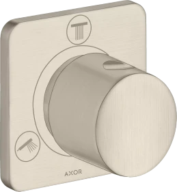 Hansgrohe Axor Citterio M Ab- und Umstellventil Trio/Quattro brushed nickel