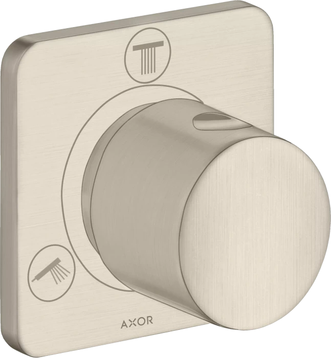 Hansgrohe Axor Citterio M Ab- und Umstellventil Trio/Quattro brushed nickel