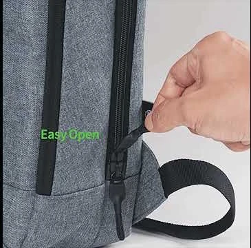 Dicota Slim Eco Motion 13-14.1" Laptop Rucksack, blue denim