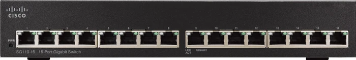 Cisco SG110 Desktop Gigabit Switch, 16x RJ-45