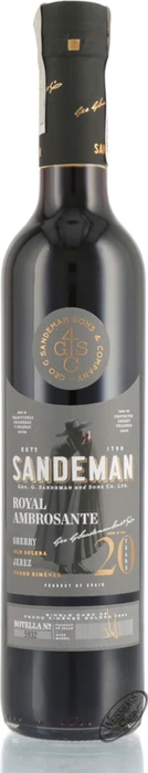 Sandeman Sherry Royal Ambrosante Pedro Ximénez 20 Years Old 500ml