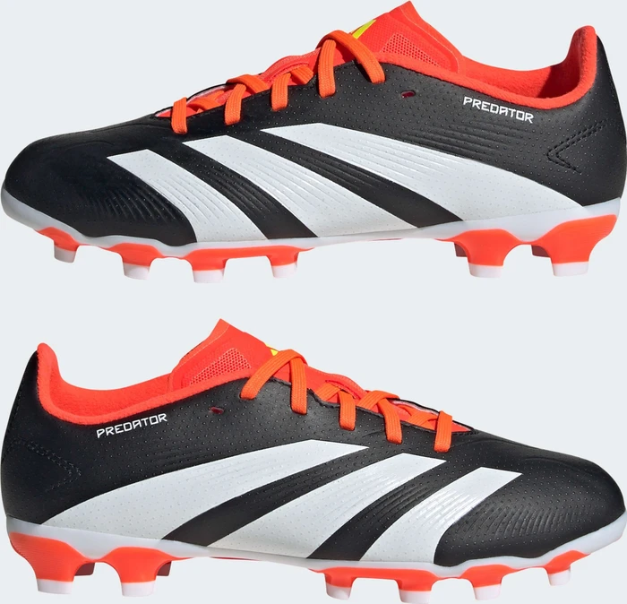 adidas Predator 24 League Low MG core black/cloud white/solar red (Junior)