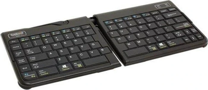 R-Go Goldtouch Travel GO2 QWERTY schwarz, Bluetooth, US