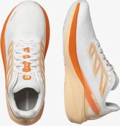 Salomon Aero Blaze 2 white/dragon fire/peach quartz (Damen)