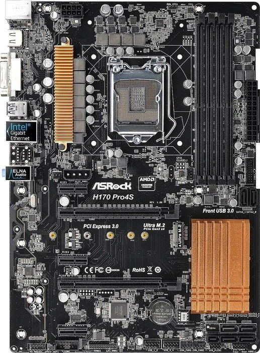 ASRock H170 Pro4S (Intel 1151)