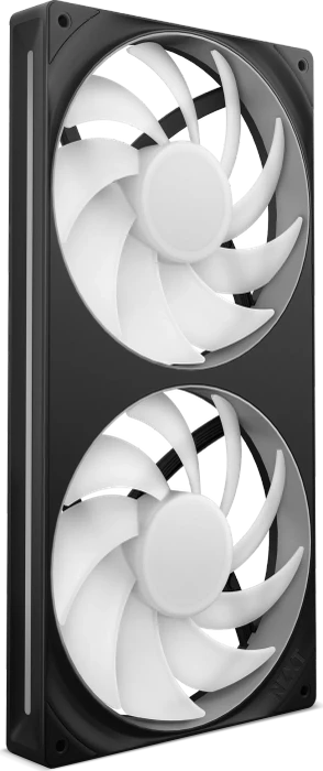 NZXT F Series F280 RGB Core Single-Frame Fan Unit, Matte Black, schwarz, LED-Steuerung, 280mm