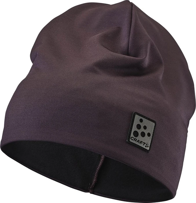 Craft Microfleece Ponytail Mütze dark plum