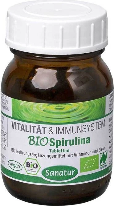 Sanatur Vitalität & Immunsystem Bio Spirulina Tabletten