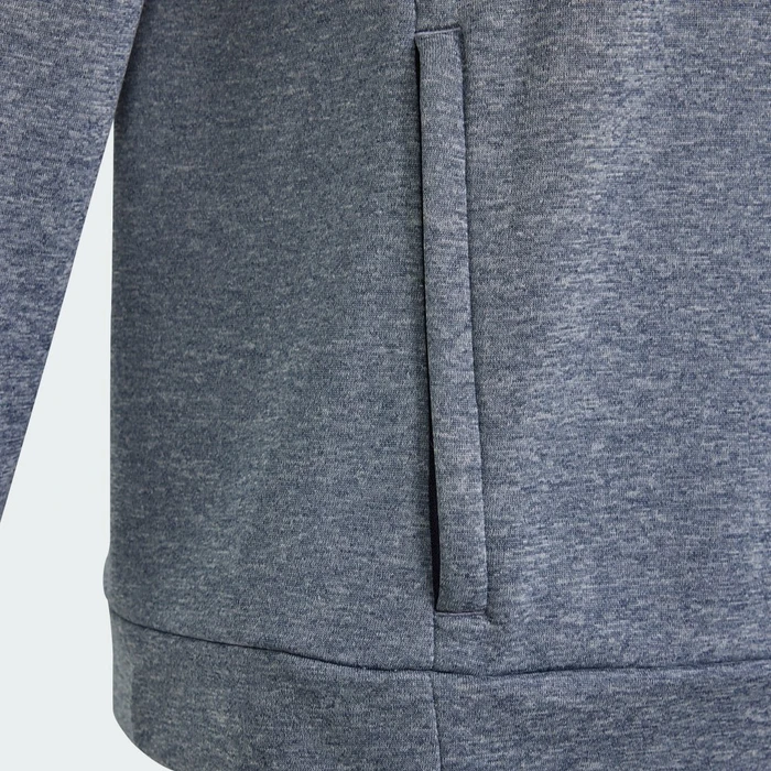 adidas Training Aeroready Heather Hoodie legend ink metallic/reflective silver (Junior)