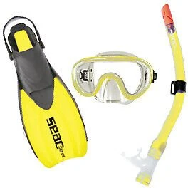 Seac Sub Tris Sprint MD Schnorchel-Set mit Flossen
