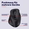 Trust Fyda Multi-Device Wireless Mouse schwarz, USB/Bluetooth Vorschaubild