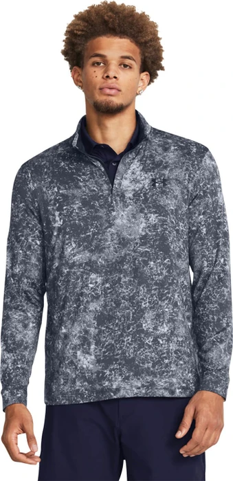 Under Armour Playoff Zip Sweatshirt downpour grey/midnight navy (Herren)