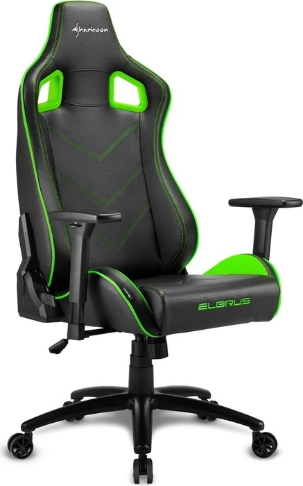 Sharkoon Elbrus 2 Gamingstuhl, schwarz/grün