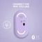 Logitech M350 Pebble Wireless Mouse Lavender Lemonade, USB/Bluetooth Vorschaubild