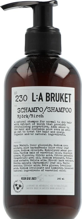 L:A Bruket No 230 Björk/Birch Shampoo