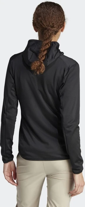 adidas Terrex Xperior LIGHT HoodED Fleece Jacke schwarz (Damen)