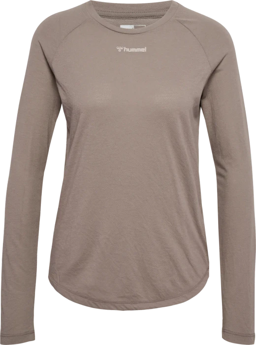 hummel MT Vanja Funktionsshirt langarm driftwood (Damen)