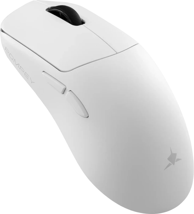 White Shark Pompey Wireless Gaming Mouse, weiß, USB/Bluetooth