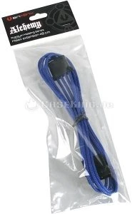 BitFenix Alchemy 4-Pin Molex Verlängerung 45cm, sleeved blau