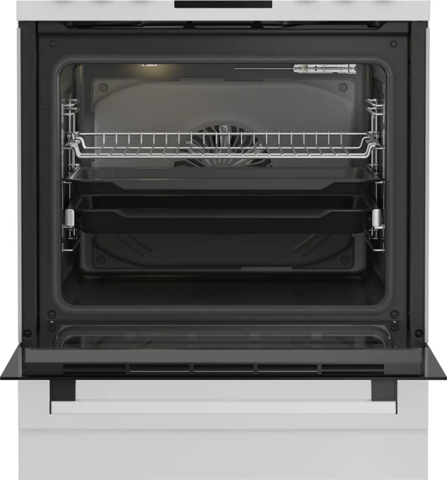 Elektra Bregenz HSC 6480 W Elektroherd mit Glaskeramik-Kochfeld