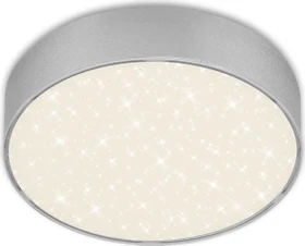 Briloner Flame Star Sternenhimmel LED Deckenleuchte 11W 15.7cm silber