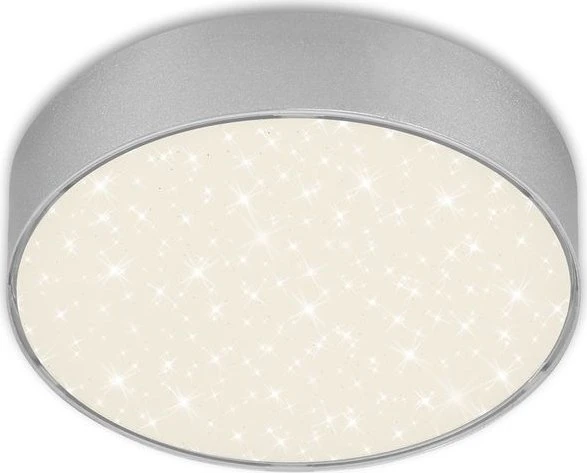 Briloner Flame Star Sternenhimmel LED Deckenleuchte 11W 15.7cm silber