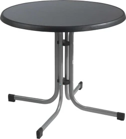 Sieger Boulevard mecalit-Pro Klapptisch 86cm graphit/schieferdekor anthrazit