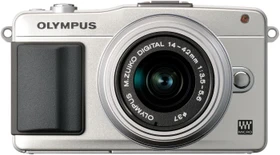 Olympus PEN E-PM2 silber mit Objektiv M.Zuiko digital 14-42mm 3.5-5.6 II