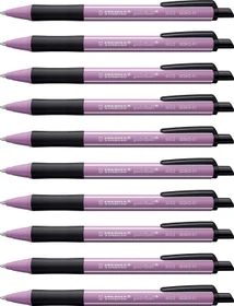 STABILO pointball NatureCOLORS Kugelschreiber wildflower/schwarz, 10er-Pack