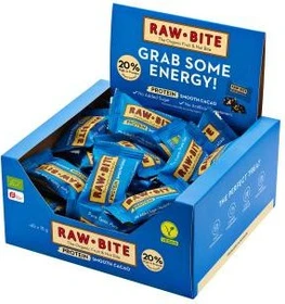 Raw Bite Protein Smooth Cacao Office Box (45x 15g)