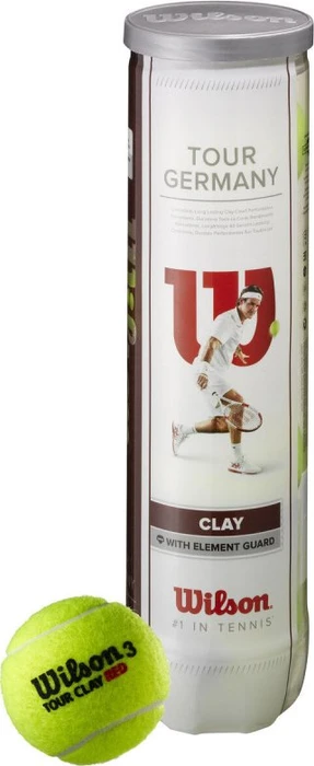 Wilson Tour Germany DTB Tennisbälle, 4 Stück