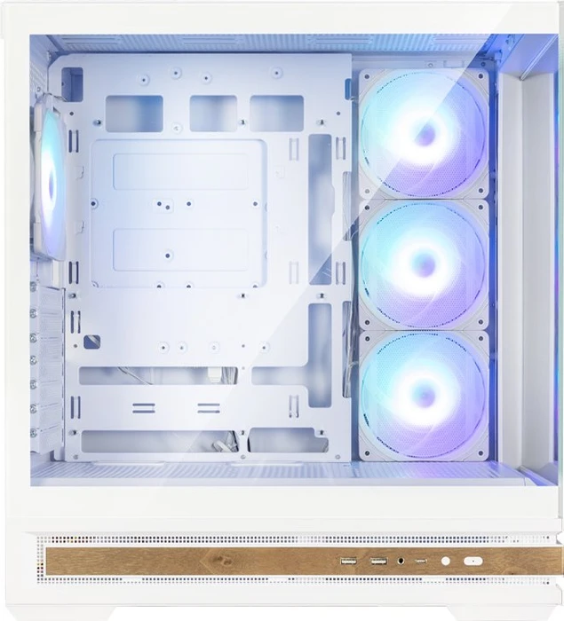 Zalman P40 NAMU White, weiß, Glasfenster