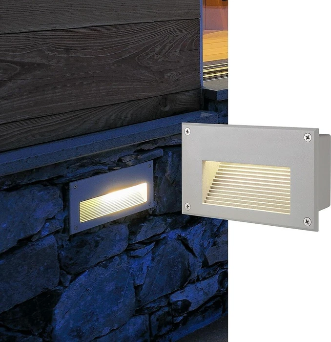 SLV Brick Downunder LED-Einbauleuchte grau (229702)