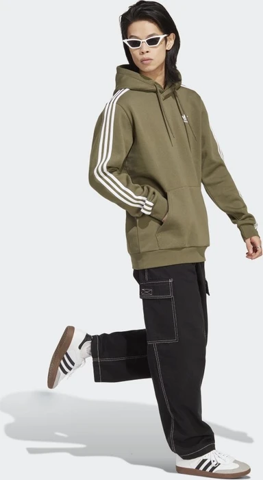 adidas Adicolor Classics 3-Streifen Hoodie olive strata (Herren)
