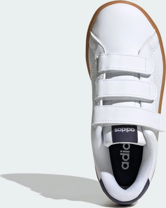 adidas Advantage Base 2.0 cloud white/shadow navy/gum (Junior)