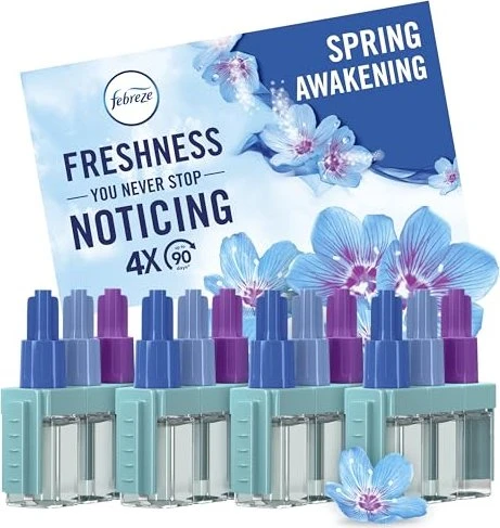 Febreze 3Volution Lenor Spring Awakening Refill, 80ml (4x 20ml)