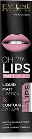 Eveline Cosmetics OH My Lips Flüssiger Lippenstift & Lipliner 03 rose nude, 4ml