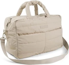 Done by Deer Gesteppte Wickeltasche beige