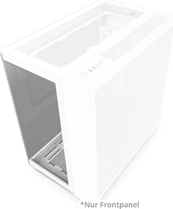 NZXT Seitenteil für NZXT H9, Frontpanel, weiß