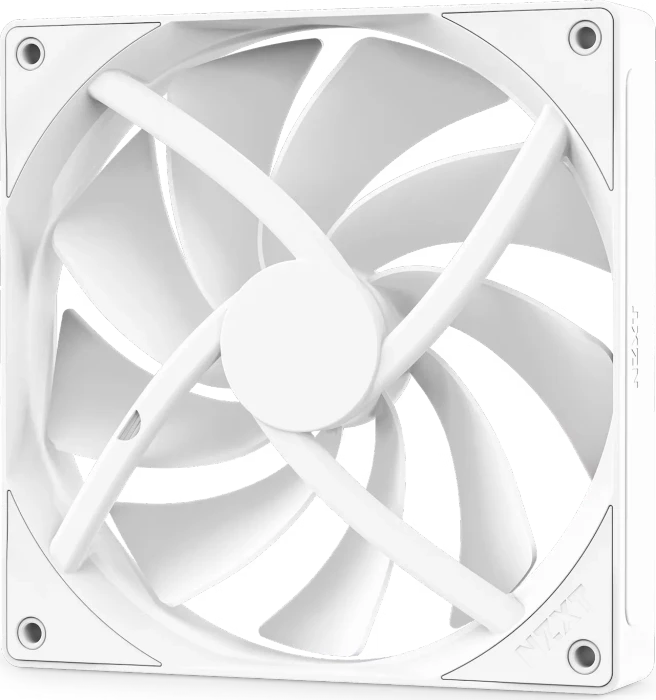 NZXT F Series F140Q (2024), Matte White, weiß, 140mm