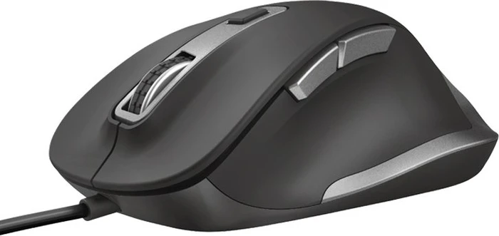 Trust Fyda Wired Comfort Mouse schwarz, USB