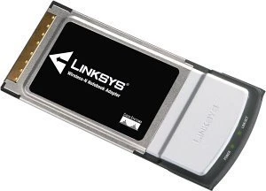 Linksys RangePlus Wireless-N Notebook Adapter, 2.4GHz WLAN, Cardbus
